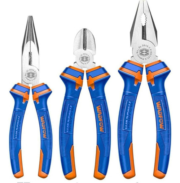 Set Juego De 3 Pinzas Universales Alicate Punta Profesional 0 Set Juego De 3 Pinzas Universales Alicate Punta Profesional 0