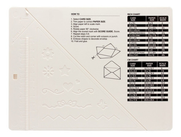 Tablero De Marcado Plegado 18 X 14 Cm Craft Scrapbooking 1