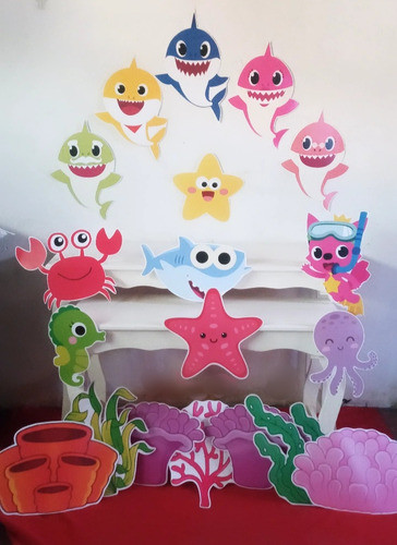 Deco Imagenes Figuras Baby Shark 0