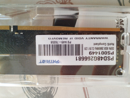 Memoria Ddr4 8gb Patriot 0