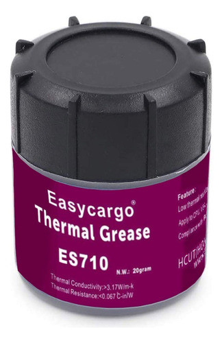 Easycargo Kit De Pasta Trmica De Plata De 20 Grs, Grasa Cond 1