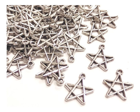 100 Dijes Estrella Pentagrama De Metal Artesanias Bijouterie 0 100 Dijes Estrella Pentagrama De Metal Artesanias Bijouterie 0