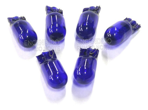 Pack X10 Blister X2 Lampara Blue Luz Posicion Luz Fantasma 0