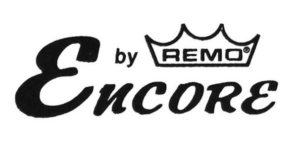 Parche Encore By Remo Pinstripe Ebony Negro De 26 P/ Bombo 1