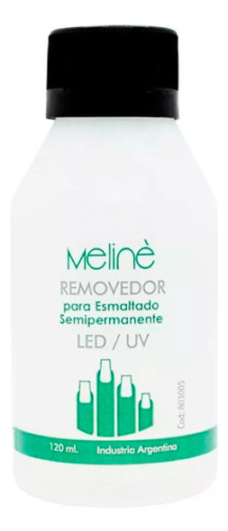 Removedor Para Esmalte Uñas Semipermanentes Meline X 120 Ml 0