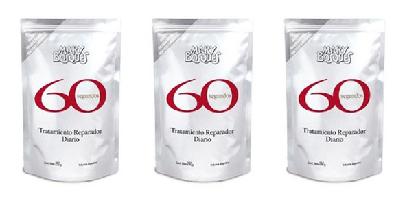Mary Bosques 60 Segundos Tratamiento Diario 250g X 3 Unid 0 Mary Bosques 60 Segundos Tratamiento Diario 250g X 3 Unid 0