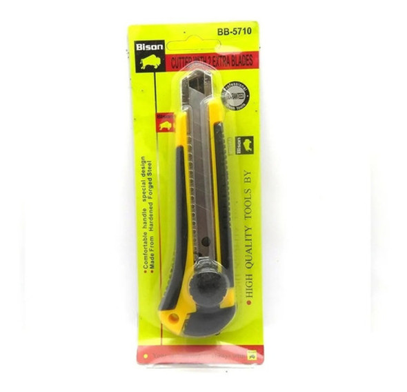 Cutter Bison C/ Dos Hojas De Repuesto 0 Cutter Bison C/ Dos Hojas De Repuesto 0