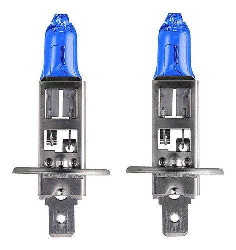 Kit X2 Lamparas H1 Halógeno Blue Visión 12v Calidad 0