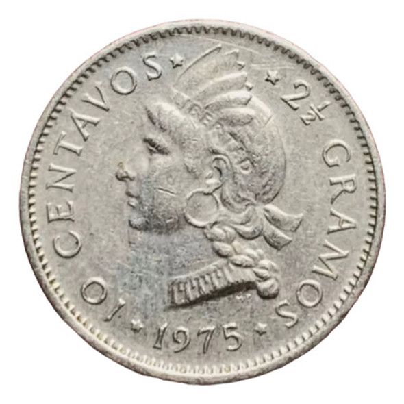 Moneda 10 Centavos República Dominicana 1975 Km 19a 0 Moneda 10 Centavos República Dominicana 1975 Km 19a 0