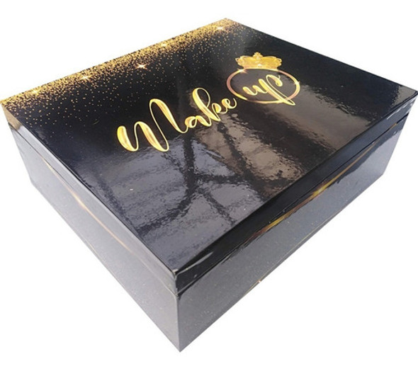 Regalo Día De La Madre Cofre De Maquillaje Black Con Espejo 0 Regalo Día De La Madre Cofre De Maquillaje Black Con Espejo 0