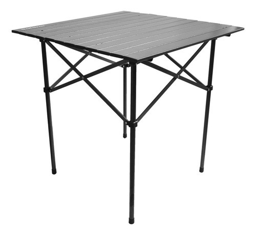 Mesa Aluminio Plegable Enrollable Compacta Camping + Funda 0