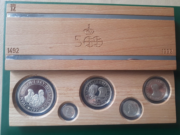 Set Monedas España 500 Años Del Descubrimiento De América 0 Set Monedas España 500 Años Del Descubrimiento De América 0