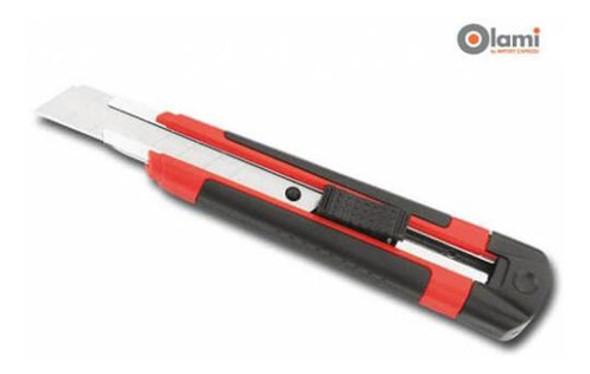 Cutter Trincheta Cortante Olami Tri 203 Grip Goma Guia 18mm 1 Cutter Trincheta Cortante Olami Tri 203 Grip Goma Guia 18mm 1