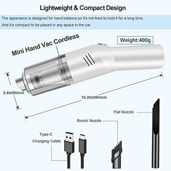 Mini Aspiradora De Coche Auloea (400 G), Portátil Y Recargab 1 Mini Aspiradora De Coche Auloea (400 G), Portátil Y Recargab 1