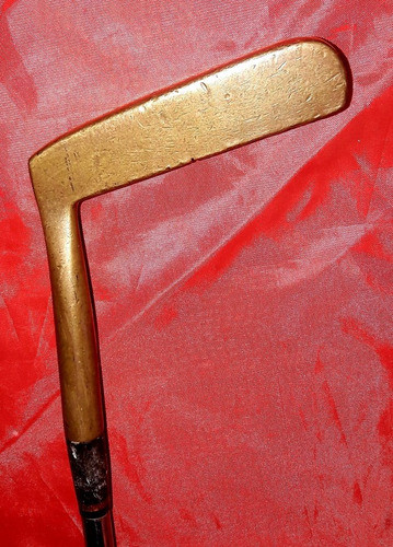 Remato Golf Putter Histório P. Nicholls 111 Bronce Macizo 1