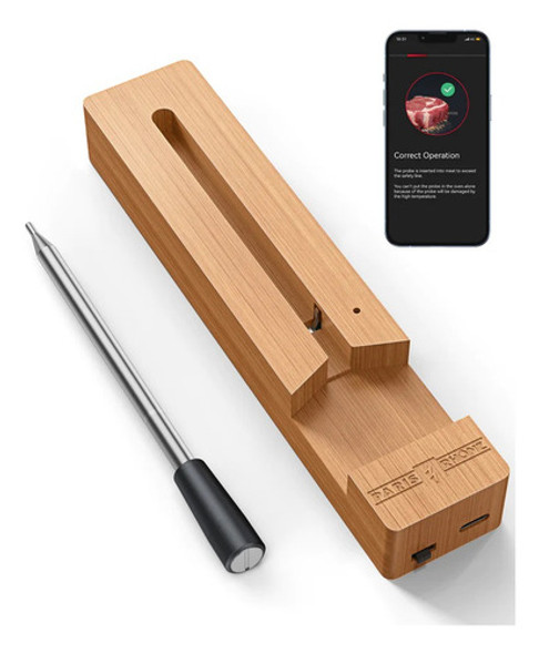 Termómetro Inalámbrico Con Bluetooth Para Cocina Paris Rhône 0 Termómetro Inalámbrico Con Bluetooth Para Cocina Paris Rhône 0
