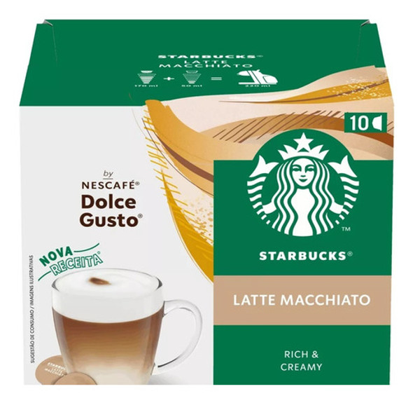 Capsulas Starbucks By Dolce Gusto Latte Macchiato 0