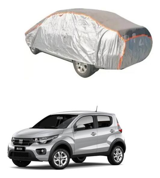 Para Fiat Mobi Funda Cubre Auto Antigranizo Impermeable 0