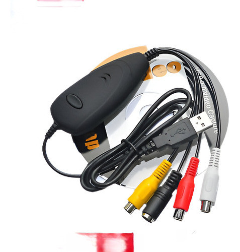 Tarjeta Capturador Vhs To Dvd Convertidor De Adaptador Dongl 0