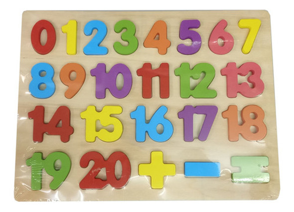 Encastre Numeros O Letras Madera 30x22cm Ploppy 362550 0