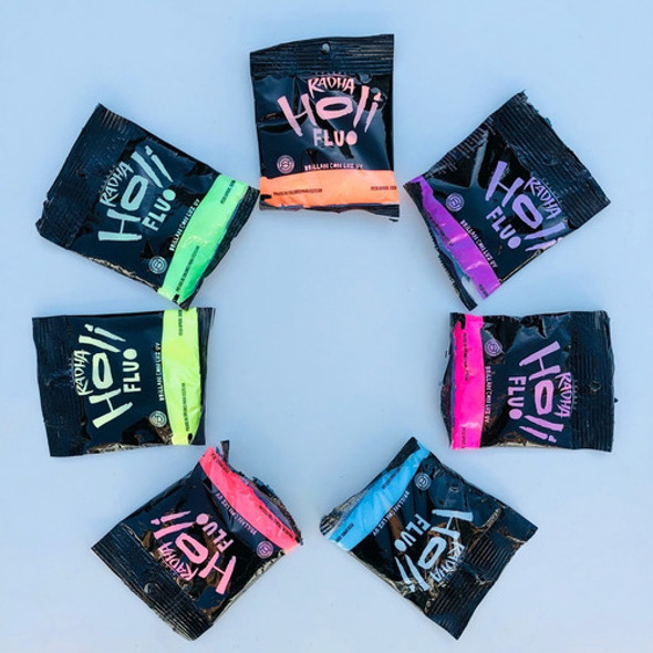 Polvos Radha Holi Fluo - Brillan Con La Luz Uv - Pack X100 0 Polvos Radha Holi Fluo - Brillan Con La Luz Uv - Pack X100 0