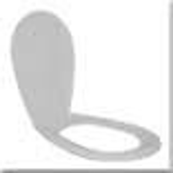 Tapa Inodoro Pilar Gris 406  Ariel Color Antibacteriana 0