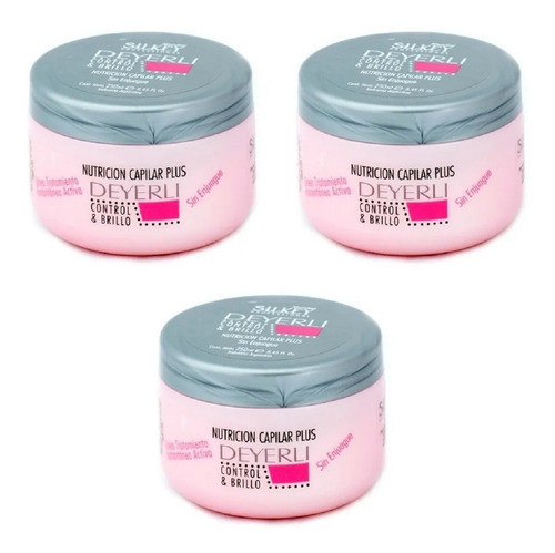 Nutrición Capilar Plus Silkey 250g Deyerli X3un 0