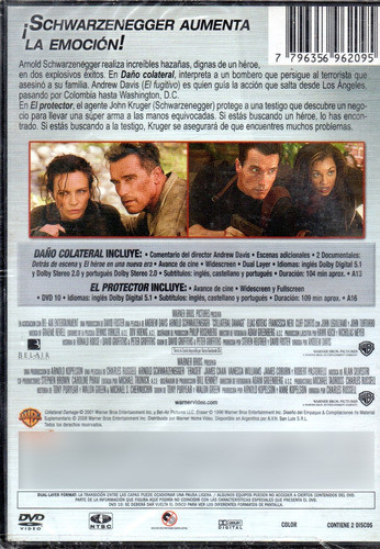 Daño Colateral / El Protector (2 Dvd) - Orig Cerrado - Mcbmi 1