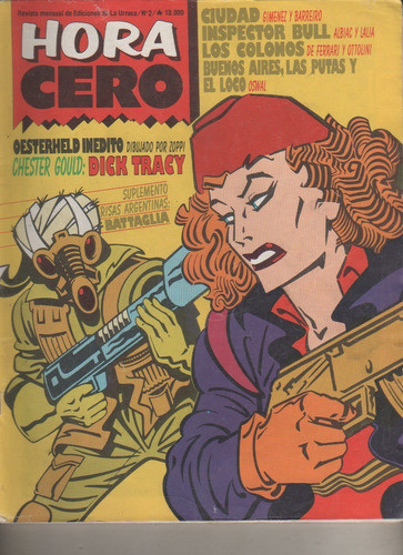 Antigua Revista ** Hora Cero ** N° 2  - Año 1990 0