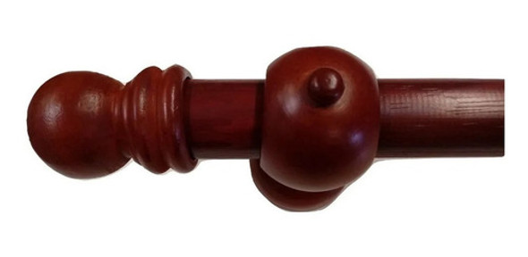 Kit Barral Cortina 2,20 Mts Color Cedro Completo Oferta!! 0