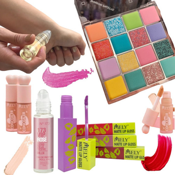 Set De Belleza Maquillaje Perfume Regalo Vegano Anmat Sombra 0 Set De Belleza Maquillaje Perfume Regalo Vegano Anmat Sombra 0