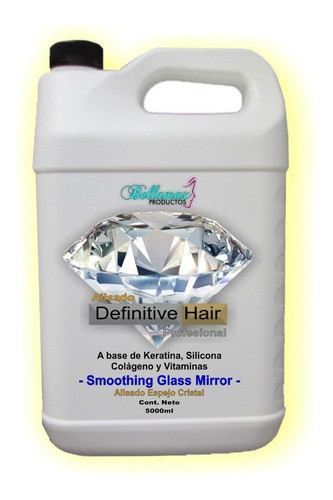1 Bidon Alisado Definitivo Espejo Cristal Profesional 5 Lts 0