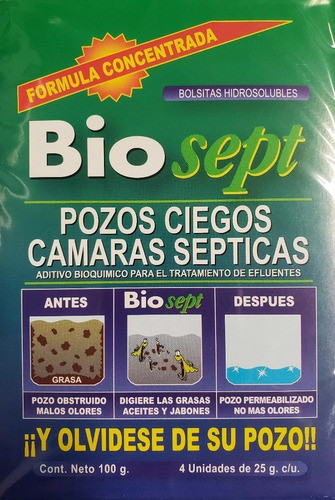 Biosept Pozos Ciegos Y Camaras Septicas X 3 (ing Maschwitz) 1