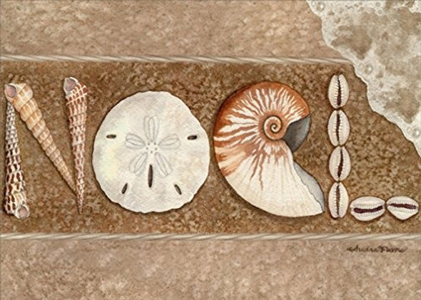 Performing Arts Full Color Inside Noel Shells Stationery 0