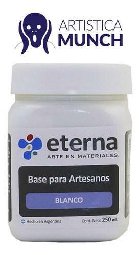 Base Para Artesano Blanca 250ml. Eterna 1