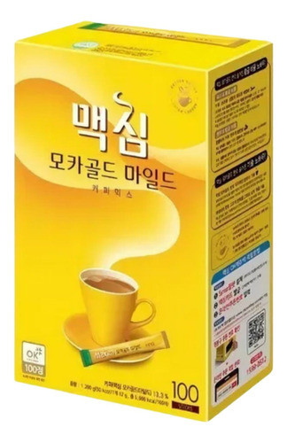 Café Coreano Maxim Mocha Gold Mild Caja 100 Sobres 12g C/u 0