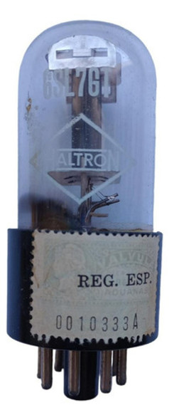 Valvula Electronica Haltron England 6sl7gt Electron Tube 0