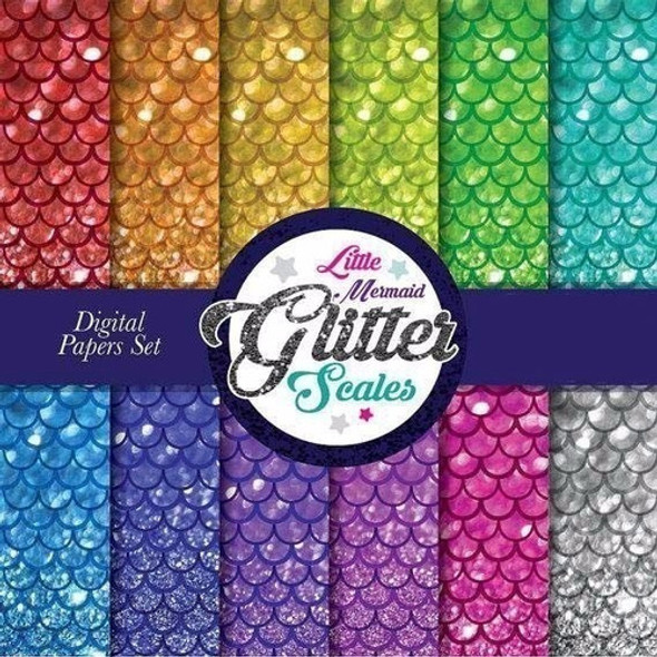 Kit Imprimible Sirenita Princesa 6- Pack 12 Fondos Ver Promo 1