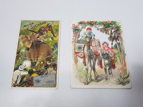 Antiguas Publicidades Chocolate Milka Suchard X 2 Mag 57951 0