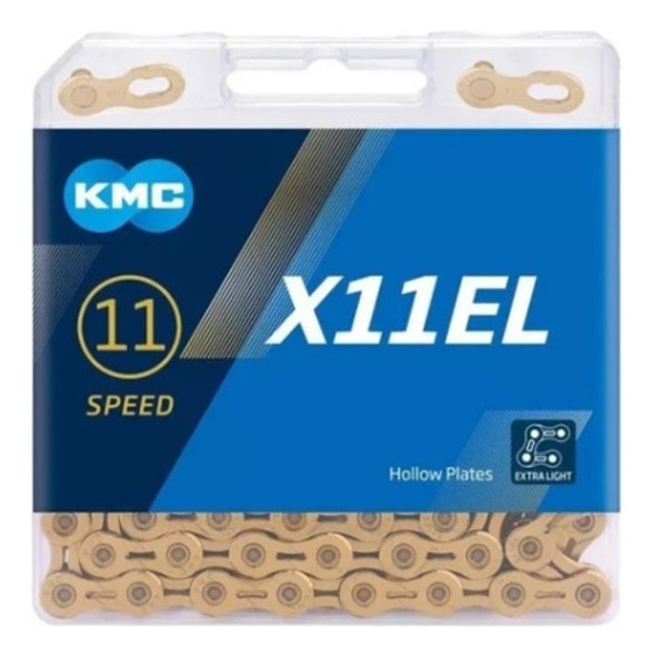 Cadena Kmc X11 Extra Light 11v Ti Gold 118l- Storero Bikes 0 Cadena Kmc X11 Extra Light 11v Ti Gold 118l- Storero Bikes 0