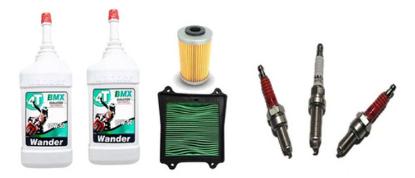 Kit Service Aceite Wander + Bujias Dominar 400 / Ug Bajaj 0 Kit Service Aceite Wander + Bujias Dominar 400 / Ug Bajaj 0