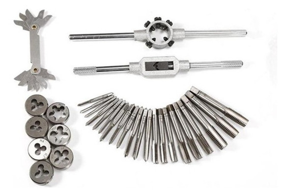 Kit Machos Y Cojinetes Terrajas 32 Piezas Juego Profesional 1