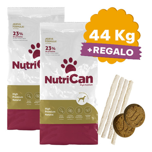 Alimento Premium Perro Adulto Todas Las Razas Nutrican 44 Kg 1