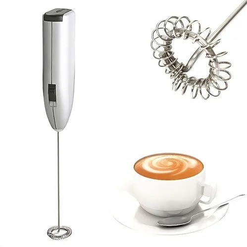Batidor Revolvedor Espumador De Café Y Bebidas A Pila 0