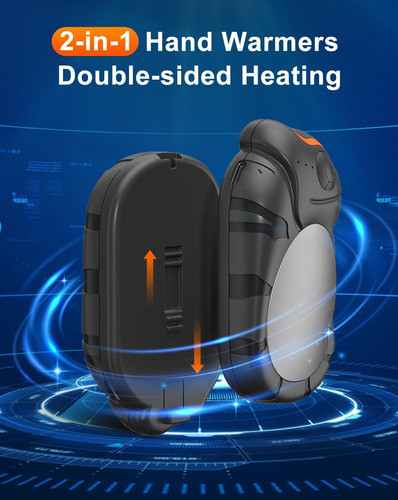 Calentadores De Manos Electricos Camaleon Negro. - 2 Un. 1