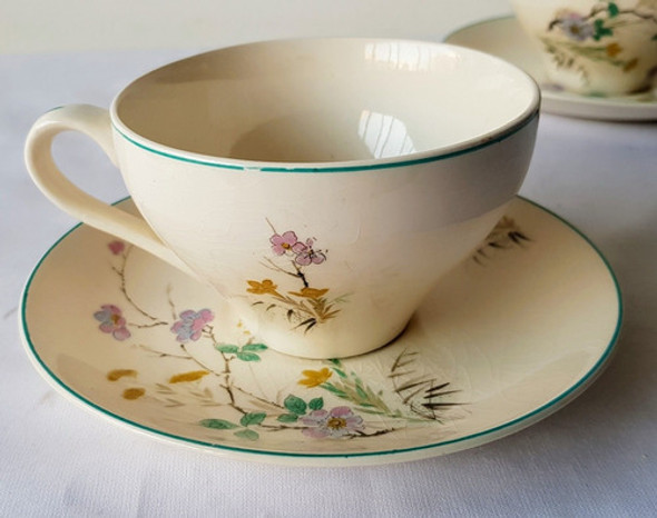 Taza Y Plato De Té Loza Inglesa J & G Meakin Shangri-la 1