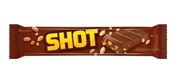 Barra De Chocolate Shot 90gr X3 Uni- Kiosco Full7x24 0 Barra De Chocolate Shot 90gr X3 Uni- Kiosco Full7x24 0