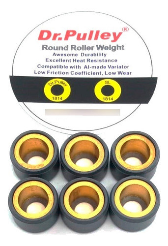 Rodillos Dr Pulley  16x13 8gr. Axis 90 Motos Mca 0