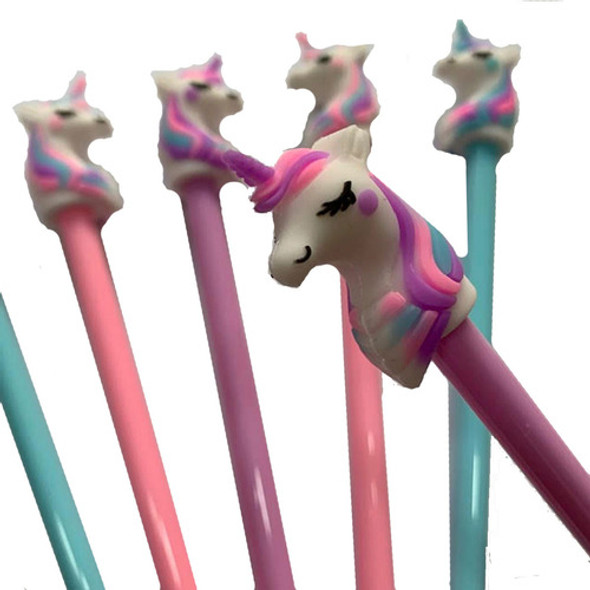 Set De 12 Lapiceras Con Tapa Unicornio Ideal Para Souvenir 1 Set De 12 Lapiceras Con Tapa Unicornio Ideal Para Souvenir 1