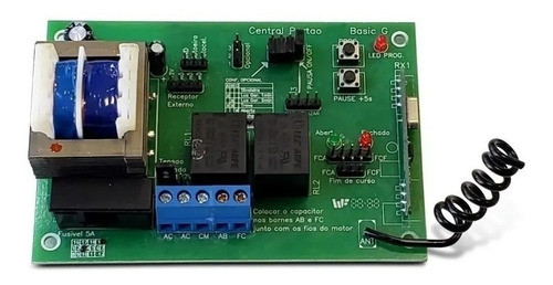 Central Electrónica Plaqueta Motor Portón Levadizo Original 0